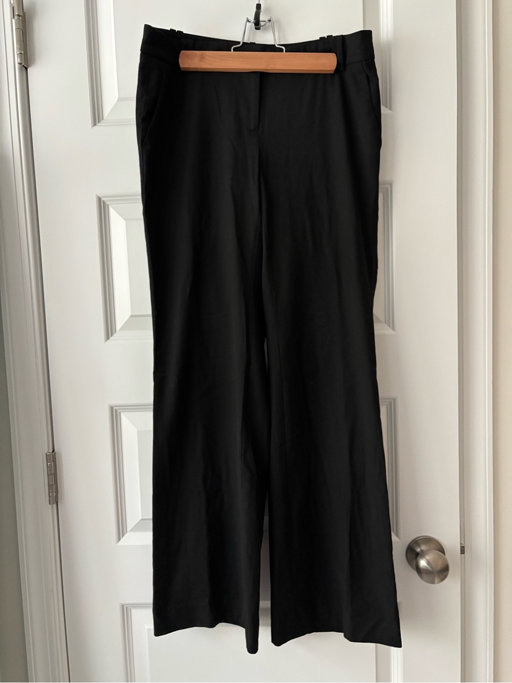 LOFT Black Marisa Wide Leg Trouser Pants 2
